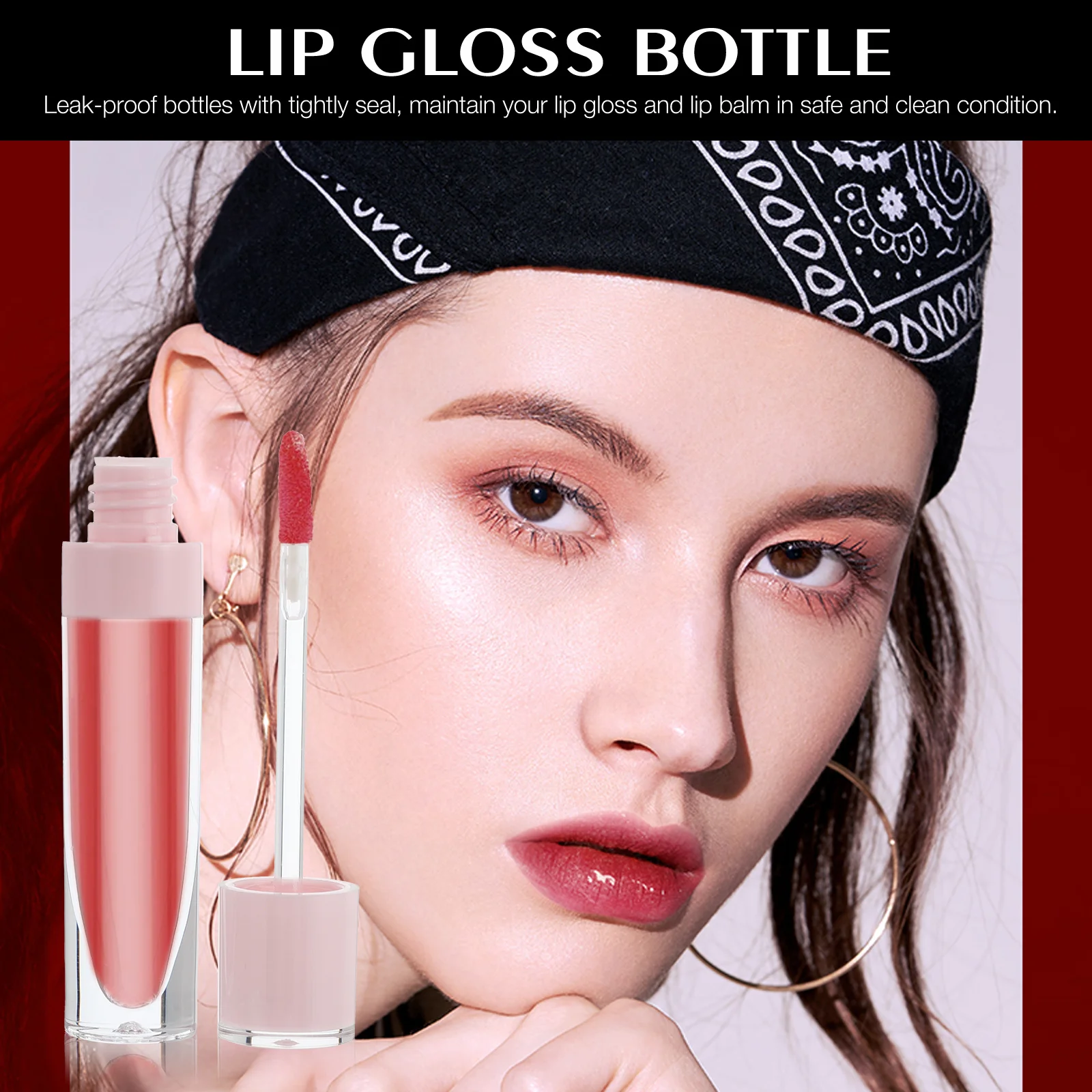 10 garrafas vazias do bálsamo labial dos pces capacidade leve para viagens durável seguro para a garrafa do batom dos amantes do brilho labial