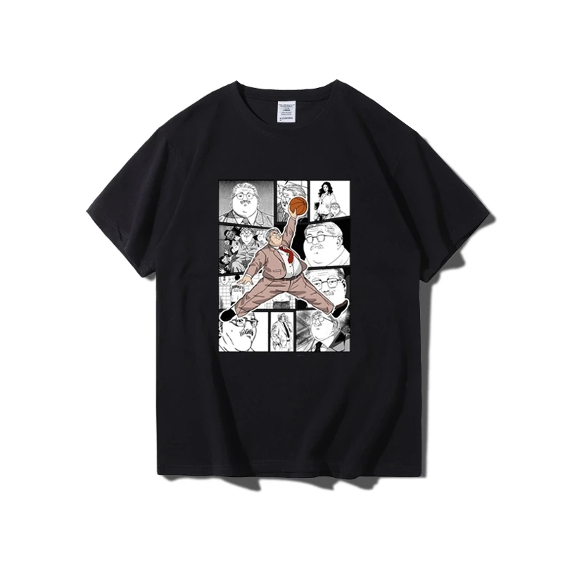 

Anime T Shirts Men Cotton Harden's Co branded Slam Dunk Printed Tee Casual Unisexy T-Shirts Y2k Harajuku Couple Adult/Kids Tops