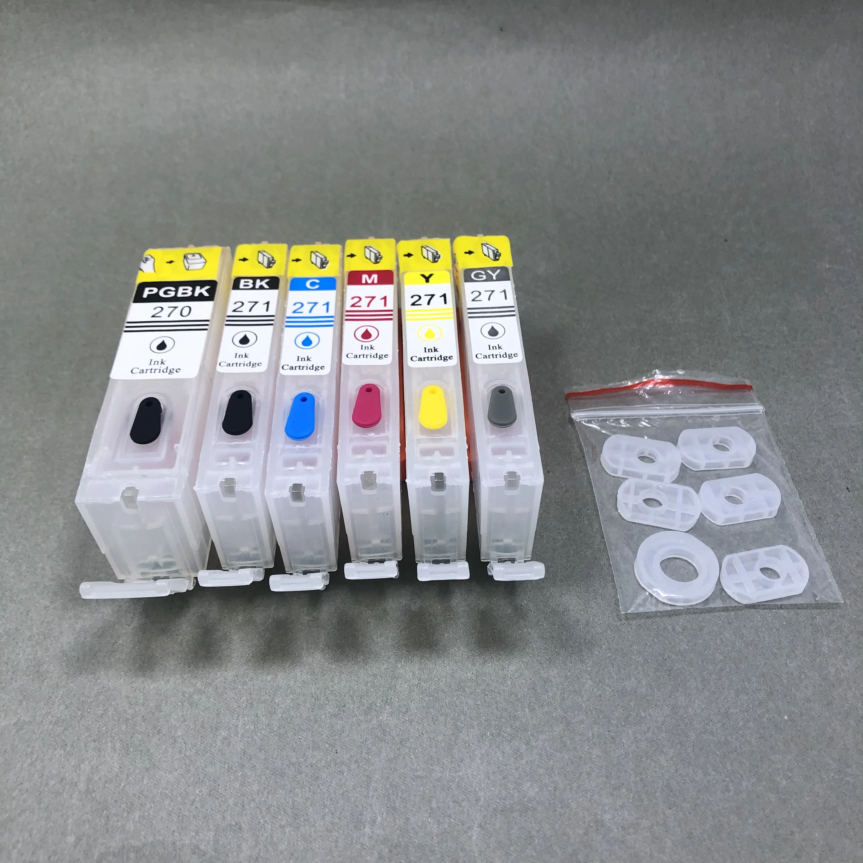 PGI-270 CLI-271 Refillable Ink Cartridge for Canon MG5720 MG5721 MG5722 MG6820 MG6821 MG6822 TS5020 TS6020 MG7720 TS8020 TS9020