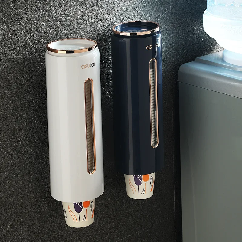 

Paper Cup Holder, Automatic Cup Extractor, Water Dispenser, Hole Free, Household Dust-proof Paper Cup, Plastic Cup Storage Box