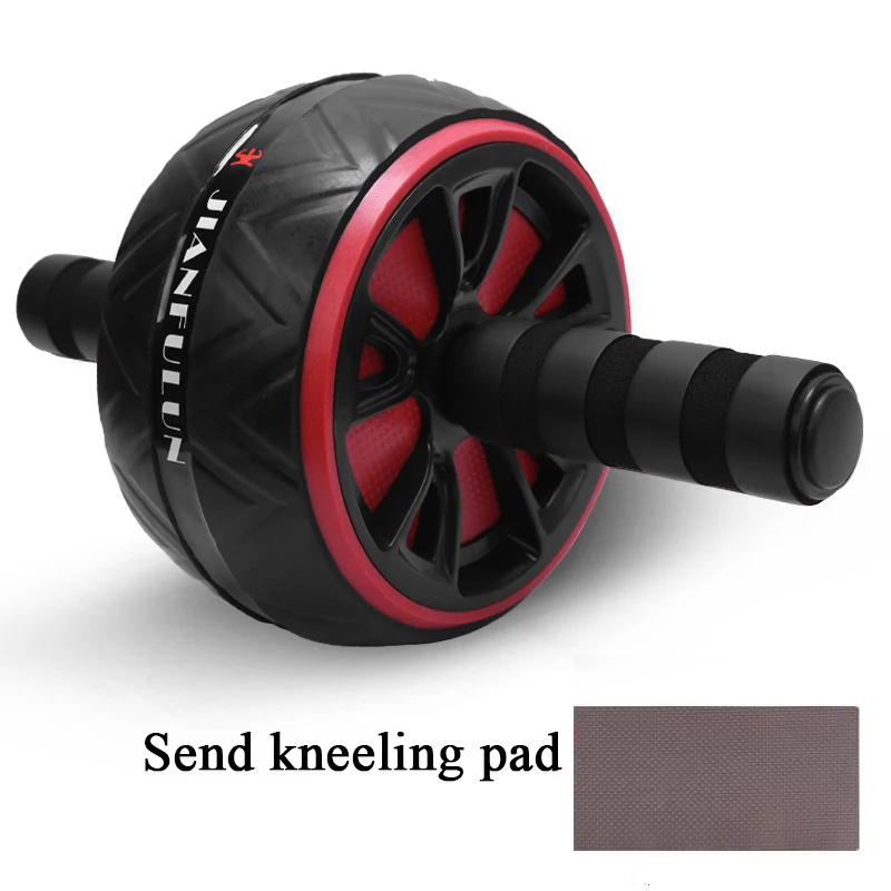 1pc Abdominal Wheel Abdominal muscle home workout roller abdominal machine exercise fitness equipment (send kneeling pads)