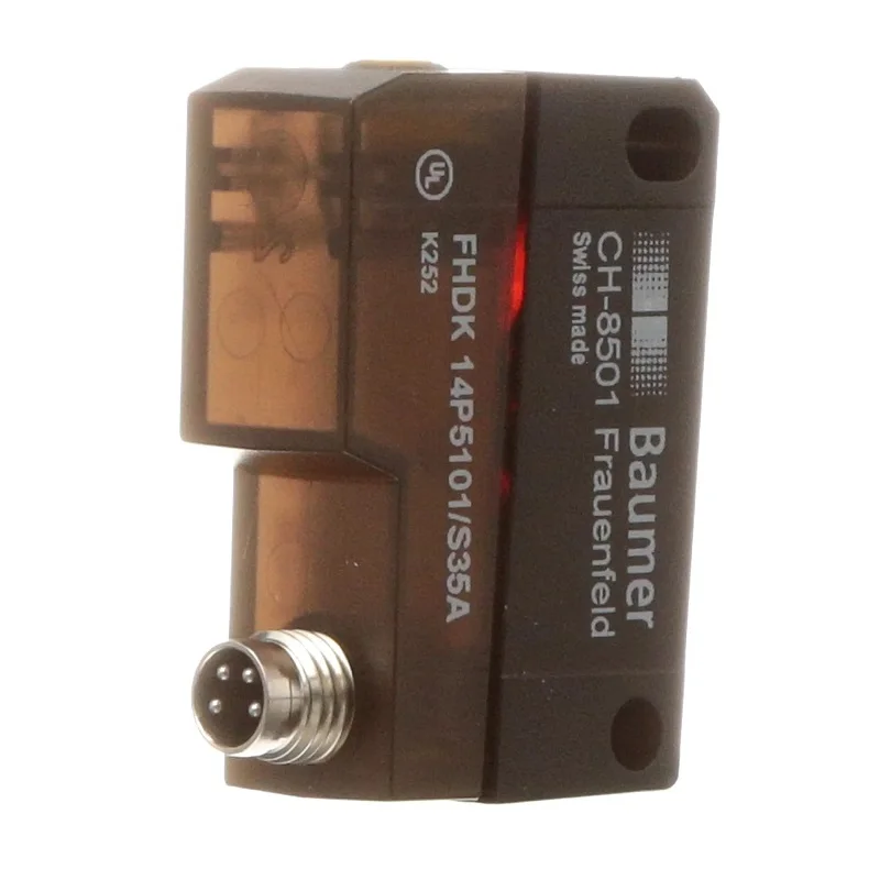 Original New Baumer CH-8501 Photo Electric Fiber Optic Sensor Diffuse FHDK 14P5101/S35A in stock Good Price