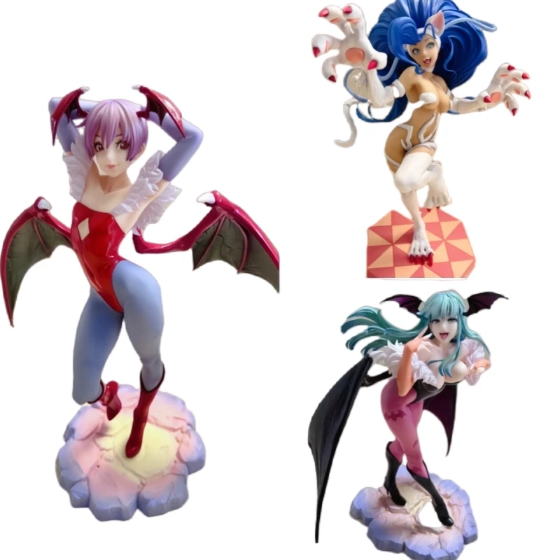 

New Hot Selling Anime Beautiful Girl Demon Warrior Succubus Monica Lilith Felicia Games Anime Figurines Models Decorations Gifts
