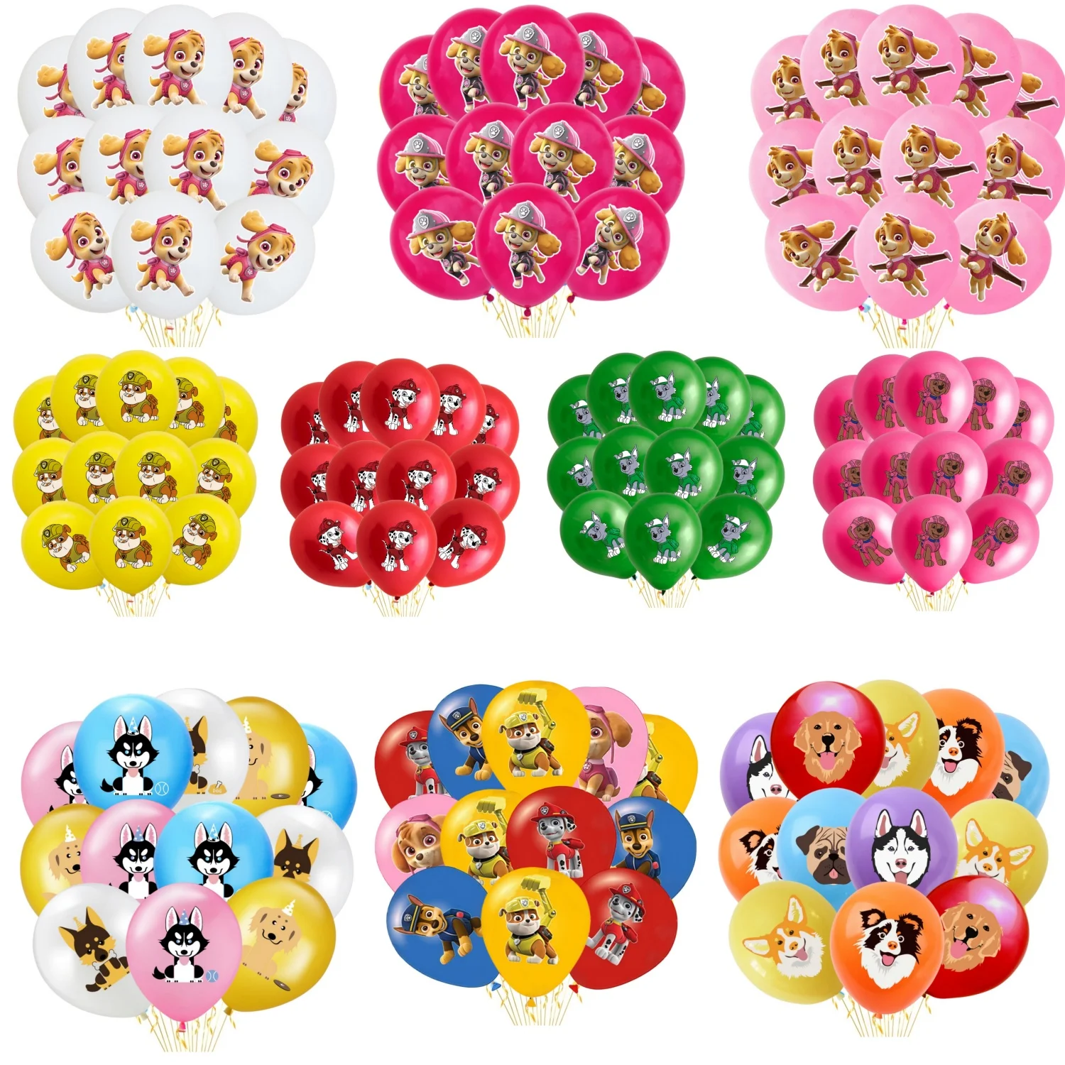 

New Paw Patrol Balloons Latex Balloons Birthday Paw Patrol Decoration Paw Patrol Balloons Baby Shower Dog Party Favors Supplies