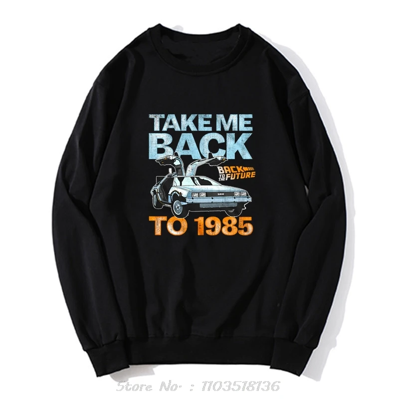 Back To The Future Hoodie Graphic Men Women Fashion Hip Hop Streetwear Cotton Sweatshirt Unisex Clothing Oversized Pullover