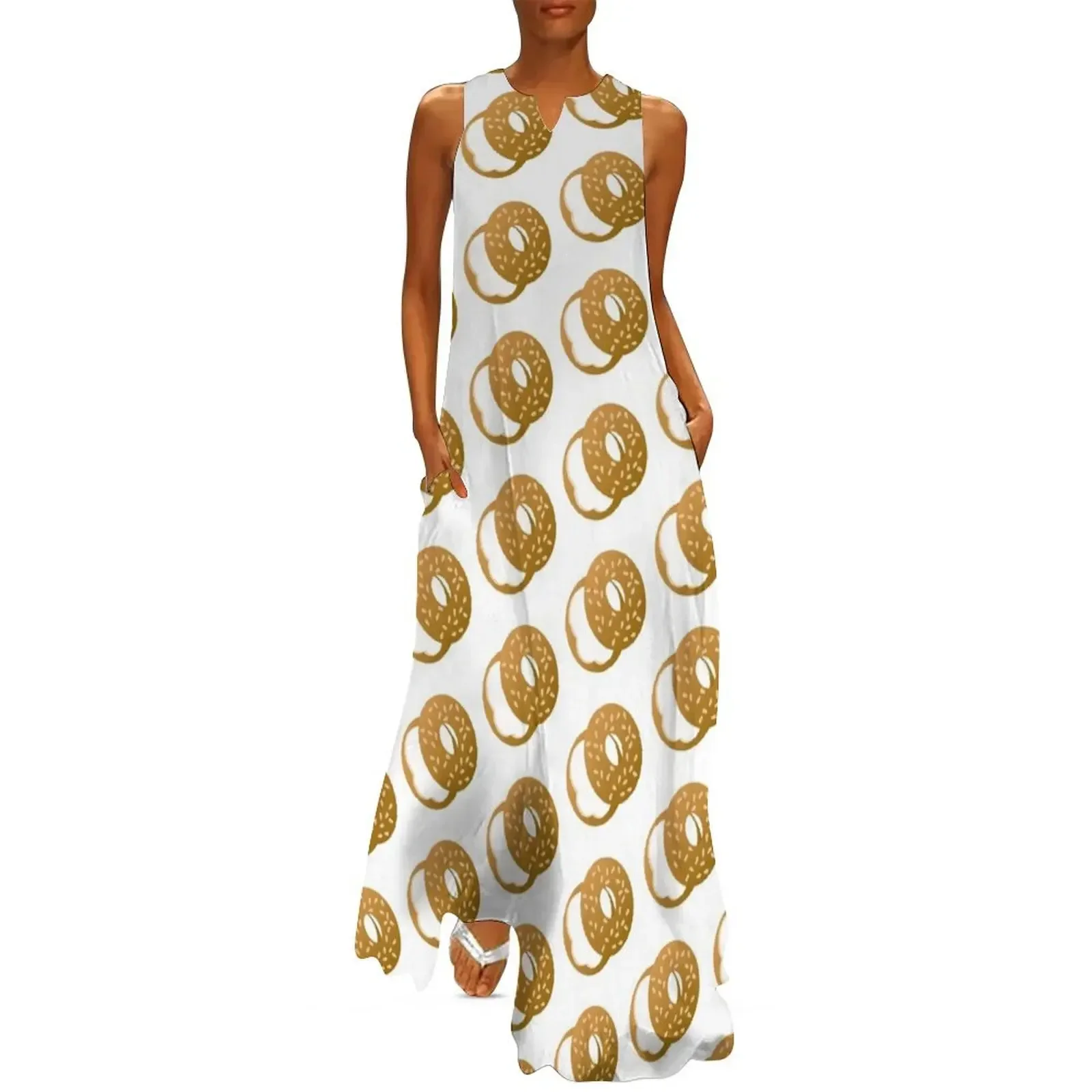 

Bagel Long Dress dress loose women's dress women evening Women's summer long