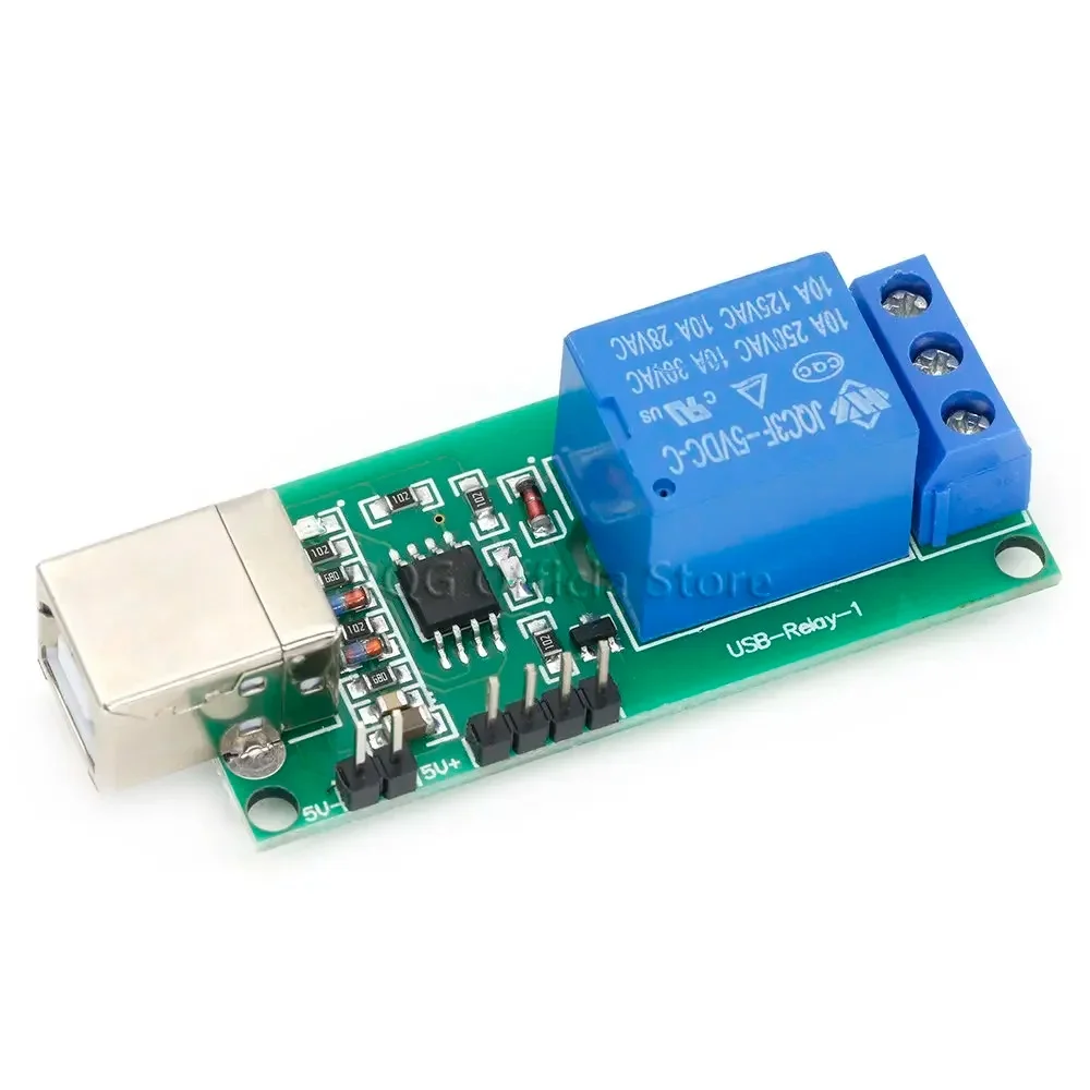 Smart Electronics DC 5V USB Relay 1CH 1 Channel Programmable Computer Control For Smart Home Controller Relay Module Board