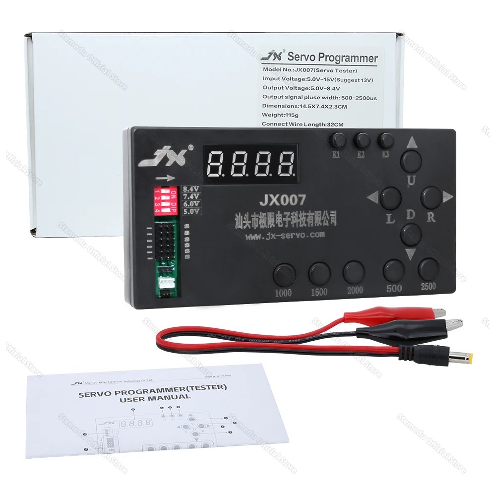 JX Digital Servo Tester / ESC Wartungstester Lenkgetriebe Messung für FPV RC Hubschrauber Flugzeug Auto Servo Tester Tool
