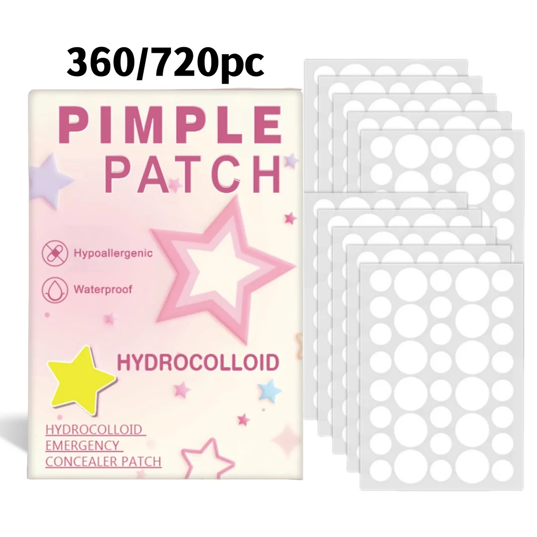 Hydrocolloid Acne Pimple Patch, Hydrocolloid Spot Stickers, Covering Zits and Defect, Nighttime Spot Stickers for Face and Skin