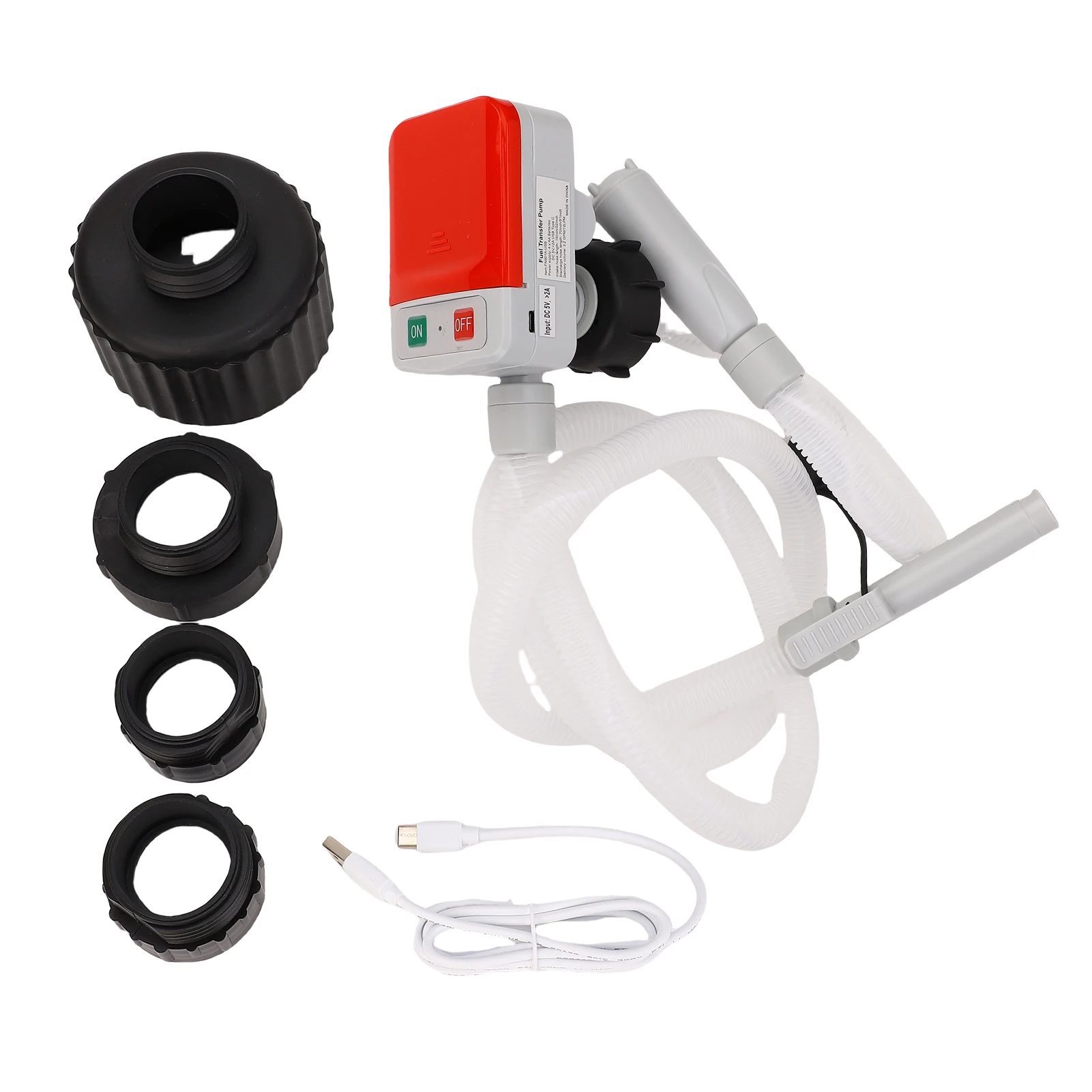 

Насос для перекачки топлива Автоматический датчик остановки Электрический насос для перекачки топлива 3,2 галлона в минуту Высокоскоростной аккумулятор и питание от USB типа C для дома