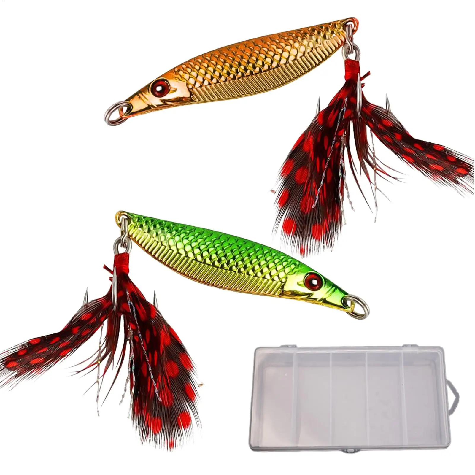 

5 шт., приманки для плавания, металлические блесны S-образной формы, рыболовные приманки с блестками для окуня, реки, соленой воды, пресной воды, мужчин, начинающих