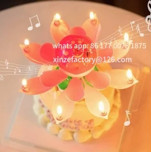 

Happy Birthday Music Candle Party Decoration Event Party Supplies for Music Candle Musical Candle
