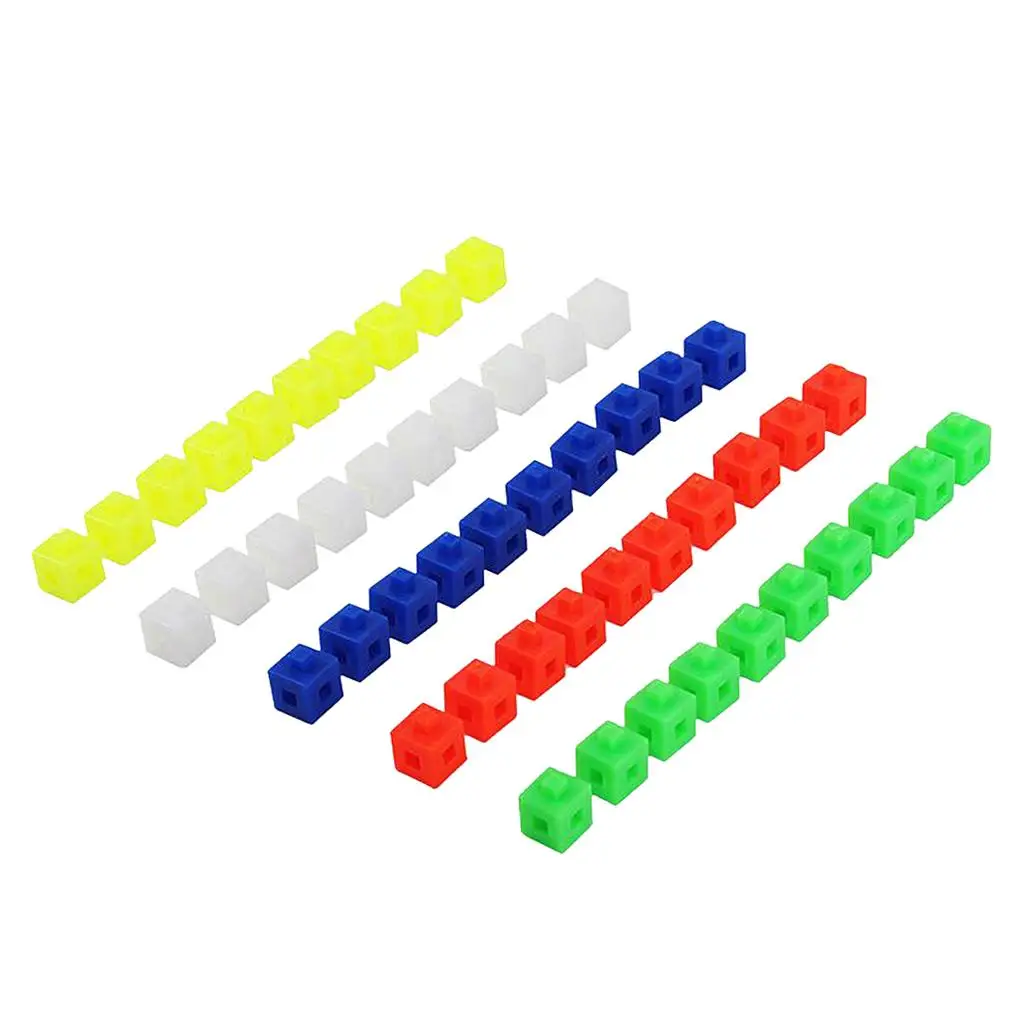 Counting Interlocking Cubes, Home , Educational Counting Toy, Math