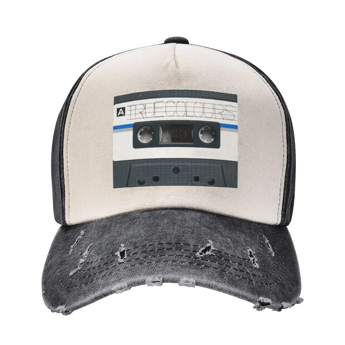 True Colours by Split Enz cassette tape Baseball Cap Dropshipping Sunhat Women's Hats Men's