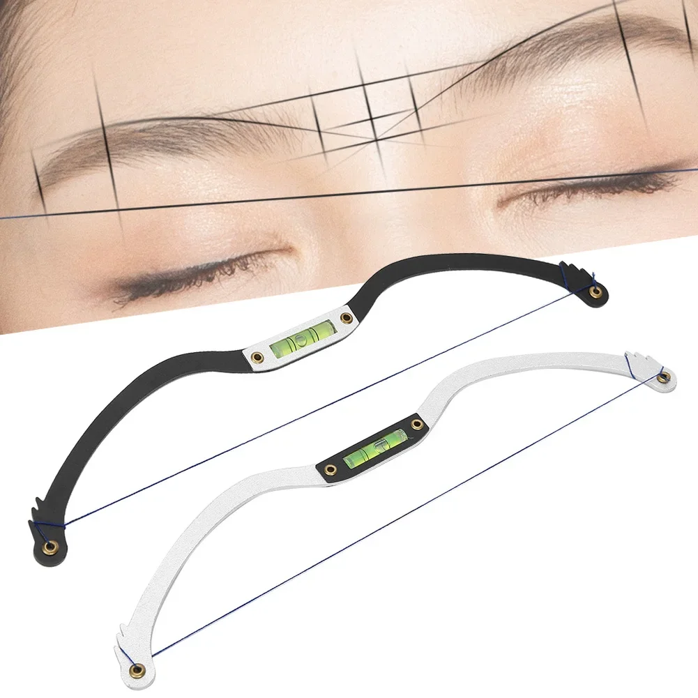 New Microblading Line Marker Ruler Profession Coil Dropper Cotton Sliver Eyebrow Tattoo Positioning Tool Permanent Beauty Supply