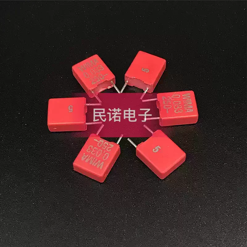 10-100pcs WIMA capacitor MKS2 250V 0.033UF 250V 333 33NF with 5mm new pin spacing