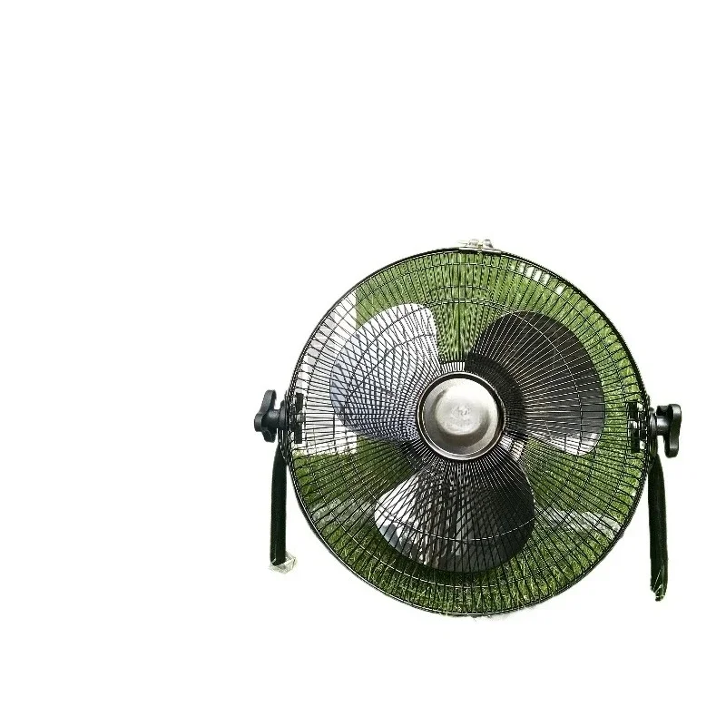 Home 12 Portable Rechargeable Black Floor Solar Vertical Fan with Removable Solar Panel System