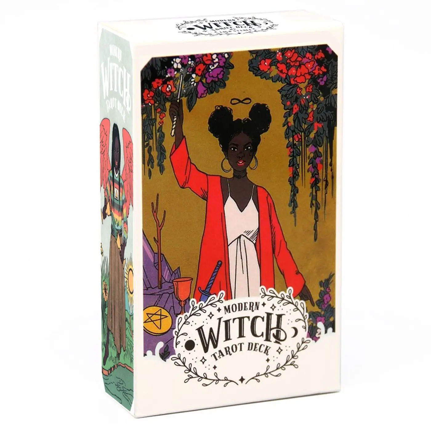 Moderne Hexen-Tarotkarten, ein 78er-Deck, Oracle, englisches Wahrsagebord, Spiele, Feiertagsspiele, Halloween- und Weihnachtsgeschenke