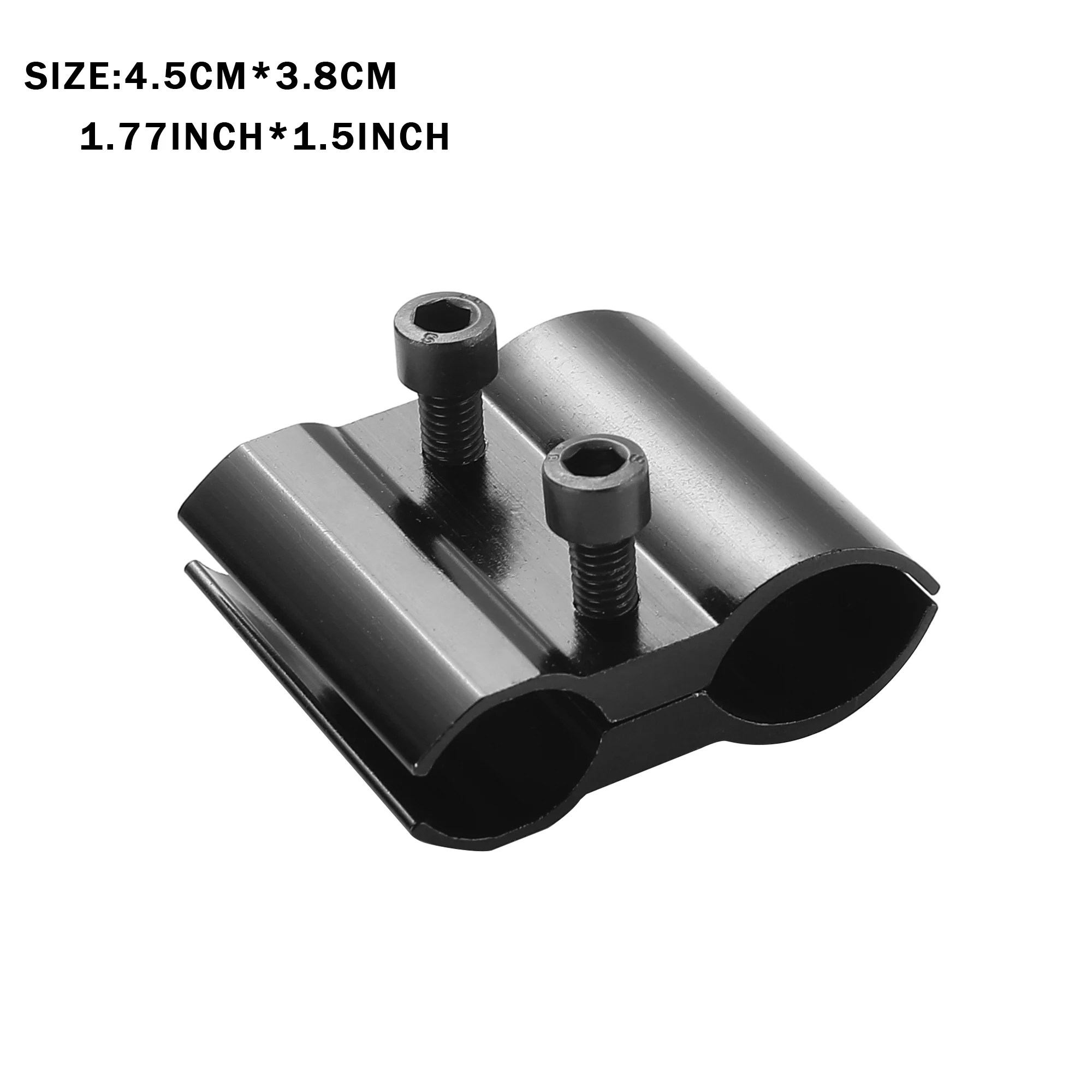 Laser sight bracket 20 fixture flashlight infrared guide rail clip butterfly clip 8-shaped fixed guide rail 16MM pipe clamp