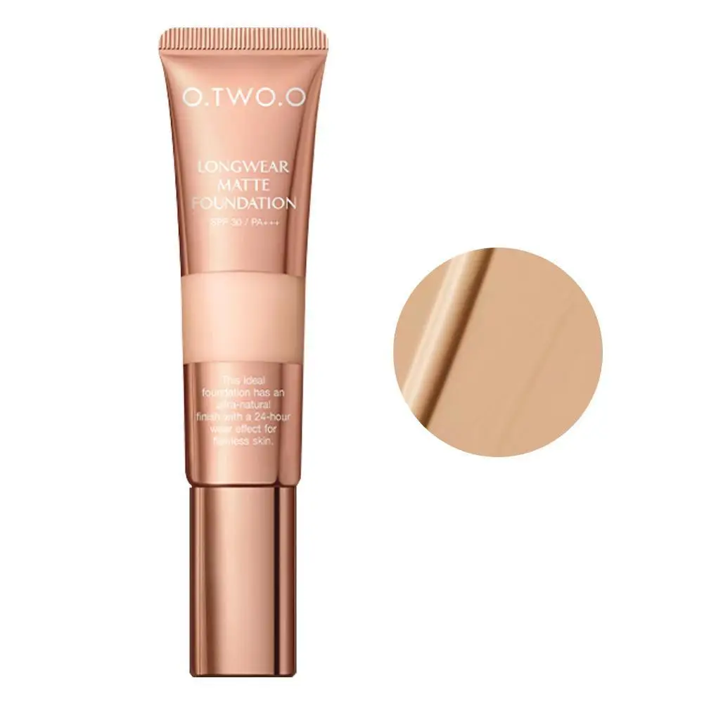Face Foundation Full Concealer Waterproof Matte Brighten Makeup 24hr Foundation Natural High Cream Base Coverage Liquid Fac J2x3