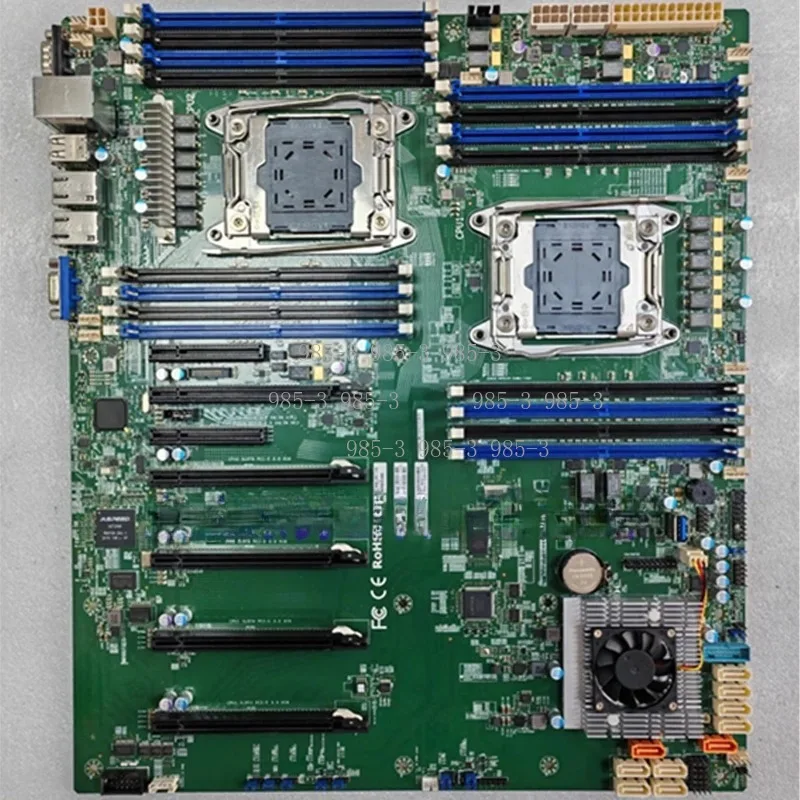 E5-2600 V3/V4 Compatible X10DRG-Q, Dual-Channel X99 Server Motherboard with Intel C612 Chipset
