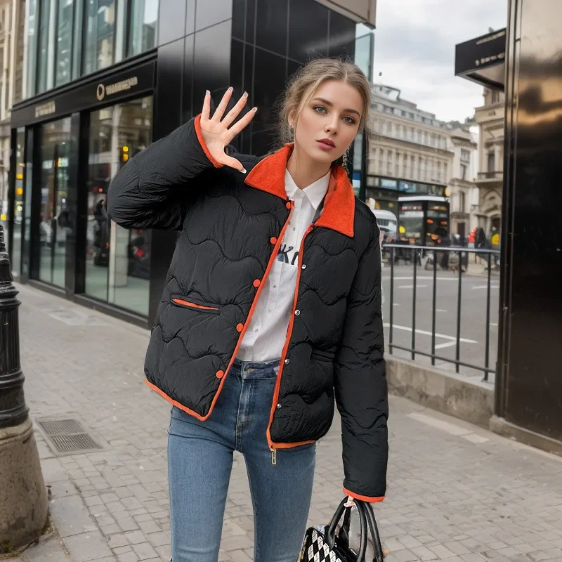 Katoenen Donsjack Winter Nieuwe Veelzijdige Katoenen Jas Voor Dames