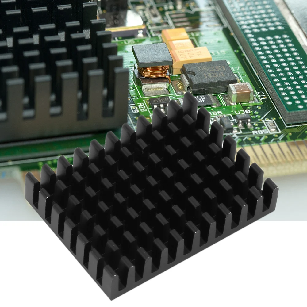 Aluminum Cooling Fin P40*8*30-B Aluminum Heat Sink Cooling Fin Heatsink for CPU Electronic Chip 40*8*30mm view 2