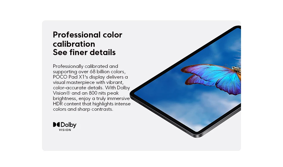 世界初公開】POCO PAD X1 グローバル版 タブレット 11.2インチ 3.2K