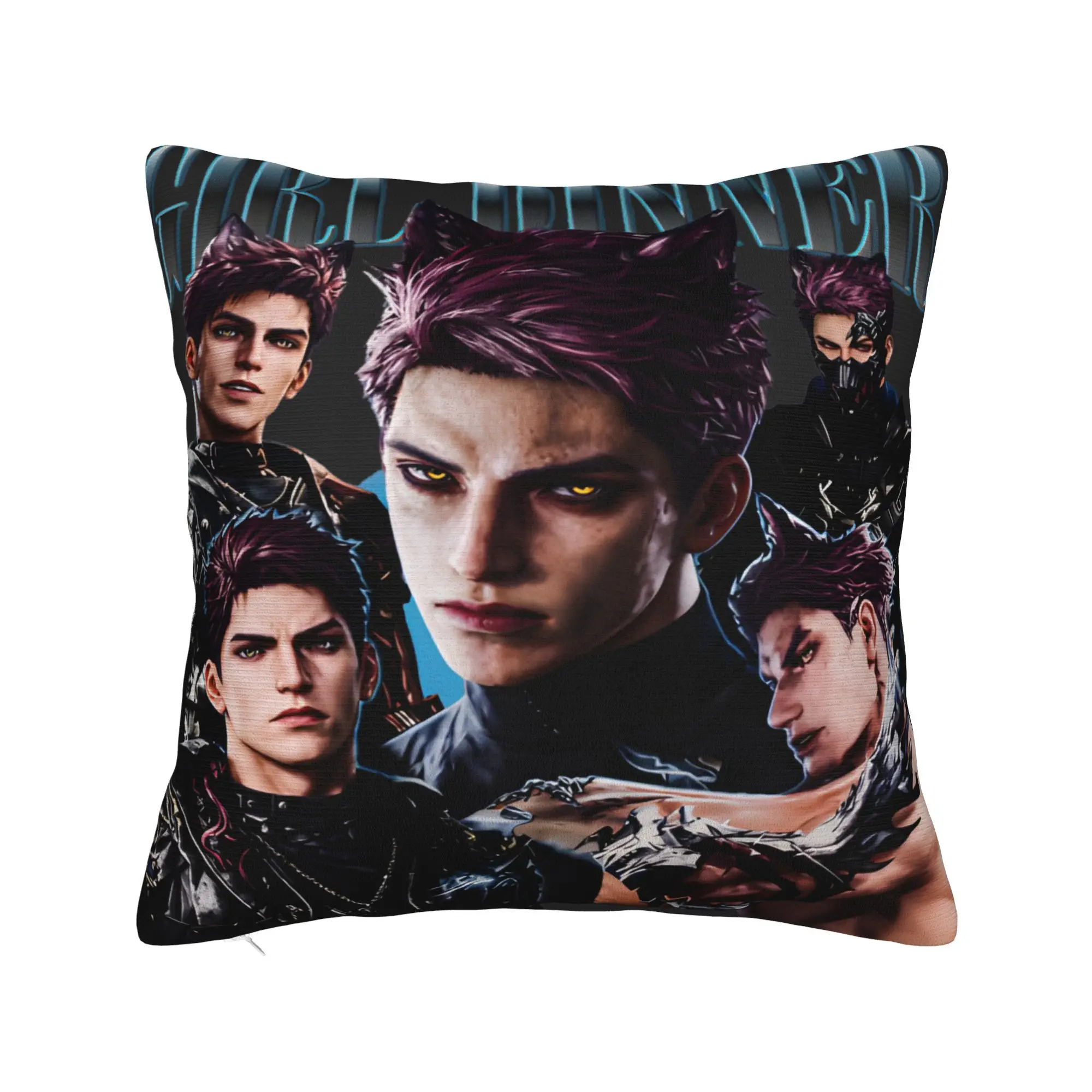 Game V-Valko L-Love and Deepspace Pillow Case  Funny Pillow Cover Soft Pillowcases For Living Room Chair