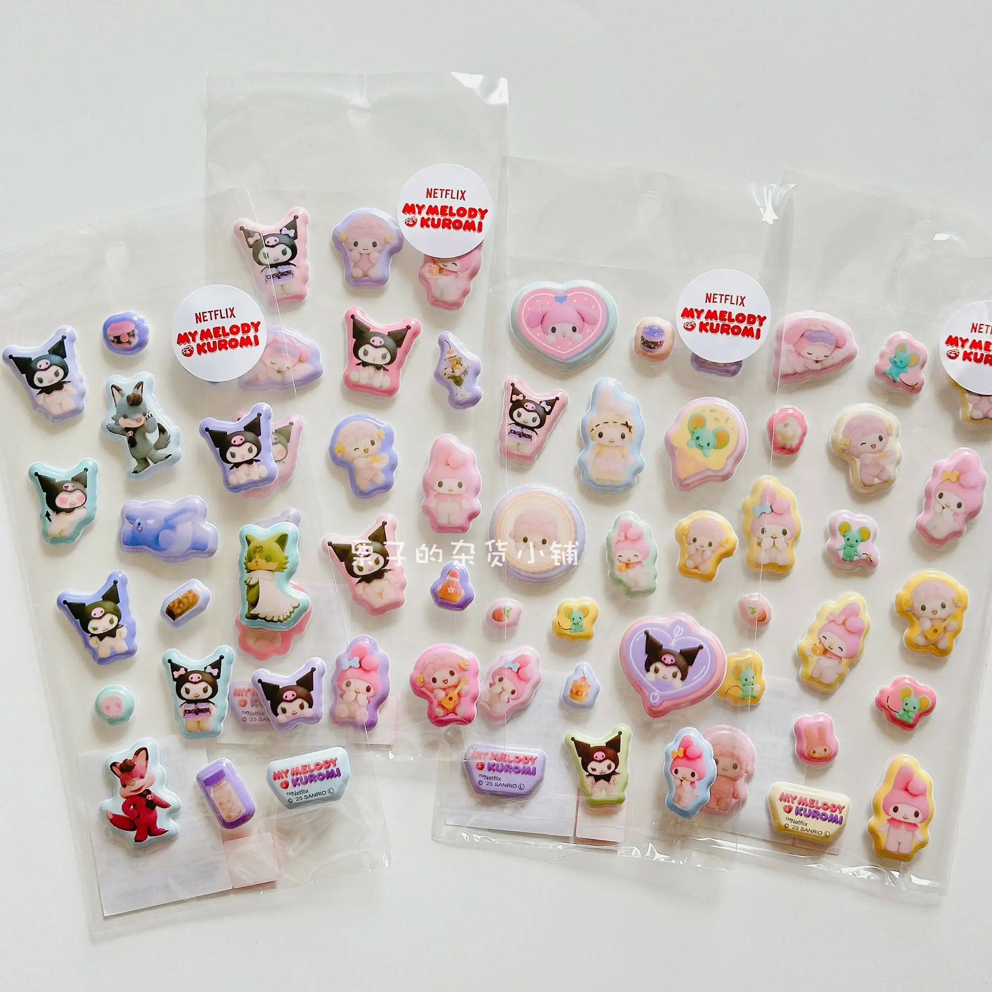 

Kawaii Sanrio Hello Kitty My Melody Kuromi 3D наклейки студенческое творчество Diy украшение ручной работы награда мультяшная игрушка в подарок