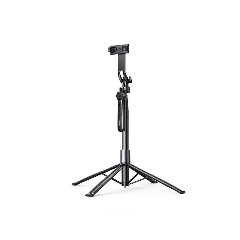UGREEN Selfie Stick Tripod for IPhone, Stable 4 Leg Design, Bluetooth Remote, Aluminum Stick & Legs Foldable Selfie Stick