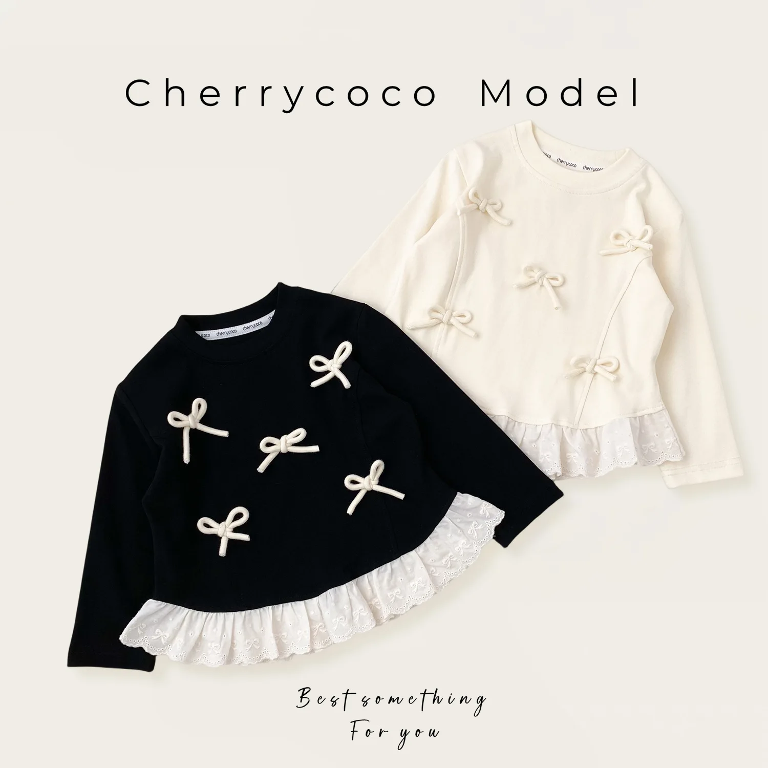 2026 New Girls' Autumn New Long Sleeve T-shirt With Bow Lace Korean Style Children's Spring Bottom Shirt