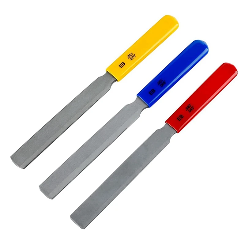 

Bass Nut File Set, Carbon Steel Guitar Fret File, Guitar Repairing and Instrument Modifying Tools for Guitars,Bass