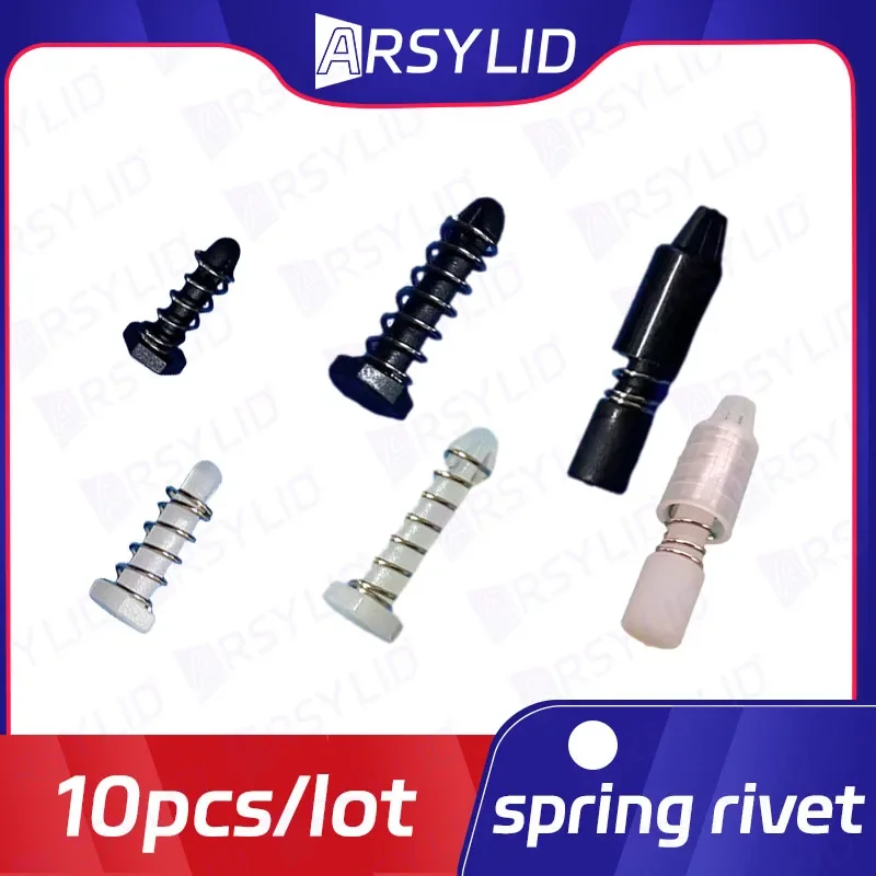 10pcs 17.6mm 13.8mm Plastic Nail Southbridge Northbridge Cooling Fan Plastic Spring Clips Secure Mounting