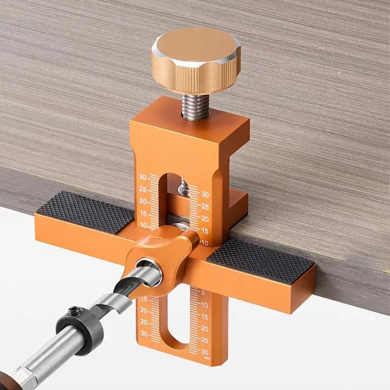 Aluminum alloy multi-functional cabinet door punching installation auxiliary door panel installation rebound device opening tool