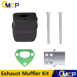 CMCP 5Pcs Exhaust Muffler Bolt Gasket Kit Replacement OEM  #530069415 for Husqvarna 136 137 36 41 141 142 Silent Block Parts