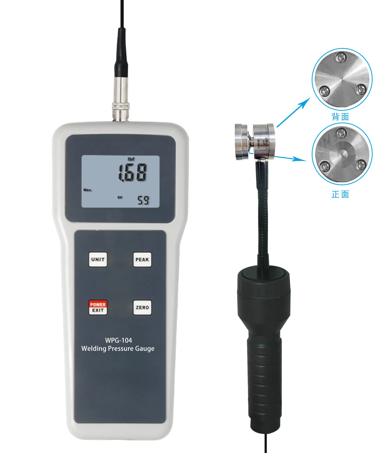 Resistance Welding Stress Tester Spot Welding Machine Clamp Pressure Tester Pressure Gauge