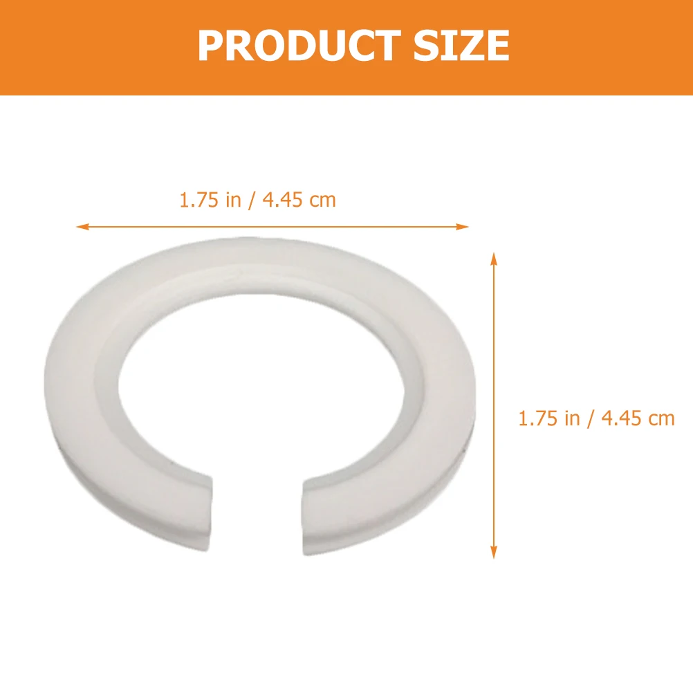 

4pcs E27 E14 Lamp Light Part Shade Adapter Ring White Plastic 45x29xH4mm Lamp Head Converter for Light Socket Holder