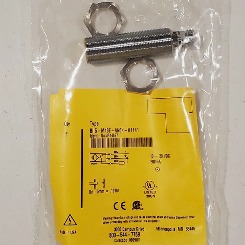 

BI5-M18-AN6X-H1141 BI5-M18-AP6X-H1141 New Switch Sensor