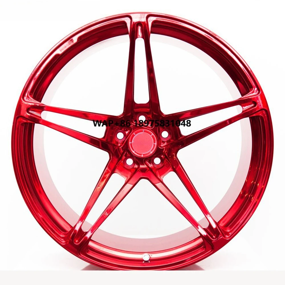 

20 - 22 Inch 5x114.3 Jant Alloy Car Wheel Rims,Aftermarket Wheels Black and Red Color