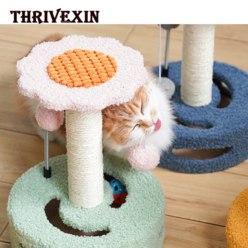 

Cat Scraper Cat Tree Pet Furniture Scratching Post Cat Toy Climbing Furniture for Pet Scratcher Cat Tower Cat Accessories