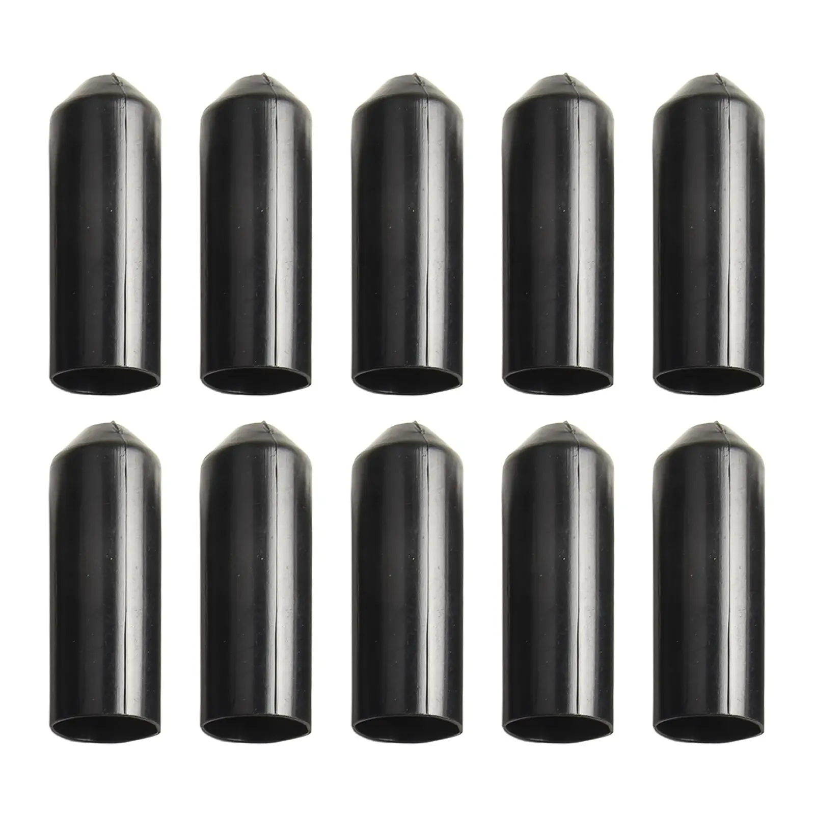 Heat Shrink Tubes Warm Shrink End Cap 10.4 MPa 15KV/mm Black For Cable End Polyolefin For Power Cables Heat Shrink