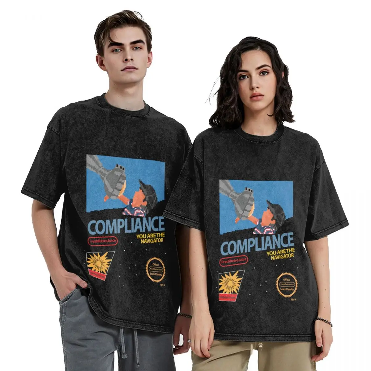 

Compliance - Flight of the Navigator T-Shirt Blouse oversized t shirt Louboutins plain black t shirts men