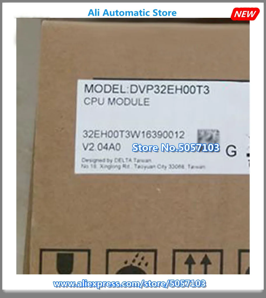 DVP32EH00R3 32-Point Host 16DI 16DO Relay 250VAC 24VDC 2A 4-Channel 200K Input New