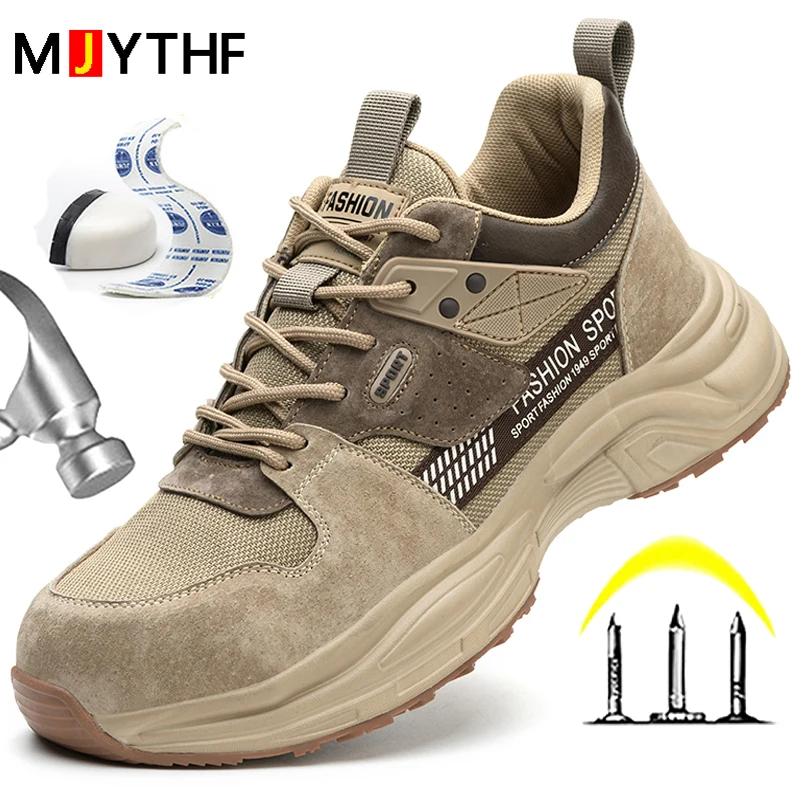 2025 Lightweight Safety Shoes Men Insulated 6kV electrician shoes Puncture-Proof Work Shoes Sneakers Men Indestructible shoes