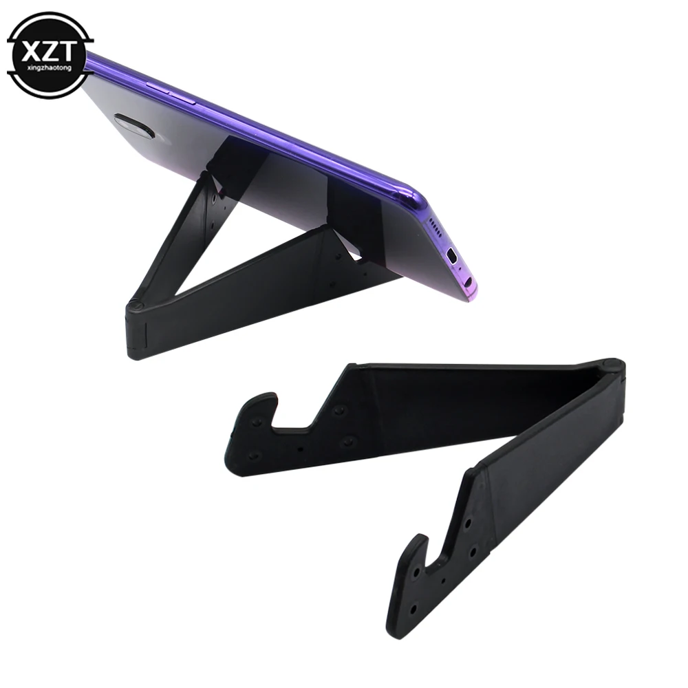 Universal V-Shaped Phone Holder Foldable Cellphone Support Stand for IPhone iPad E-Reader Tablets Adjustable Phone Holder 1Pcs