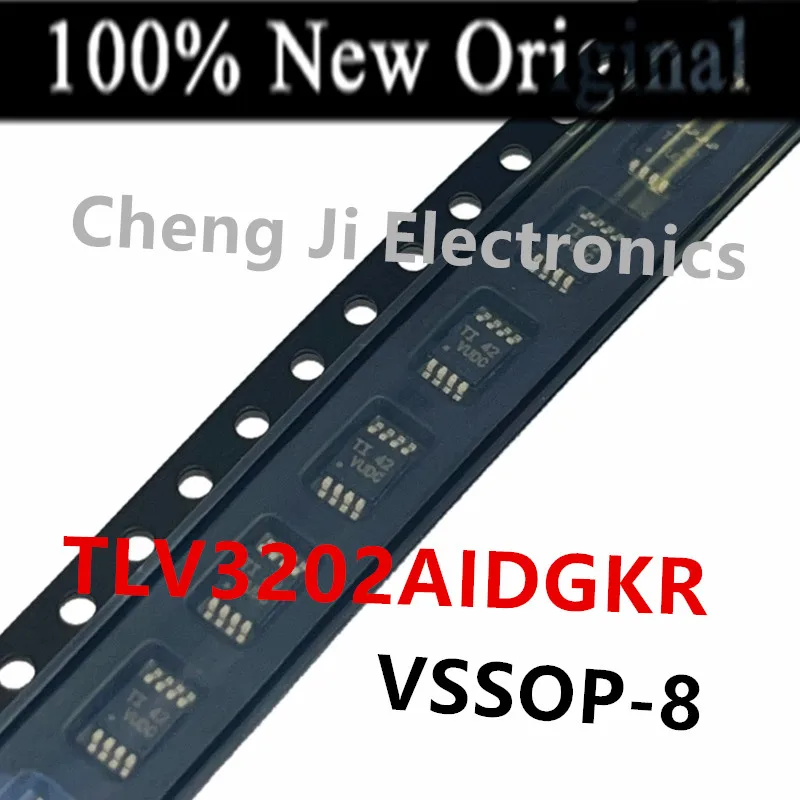 10PCS/Lot   TLV3202AIDGKR   VUDC 、TLV2171IDGKR   14OV 、TLV9062IDGKR  T062  New push-pull output comparator chip  TLV3202、TLV9062