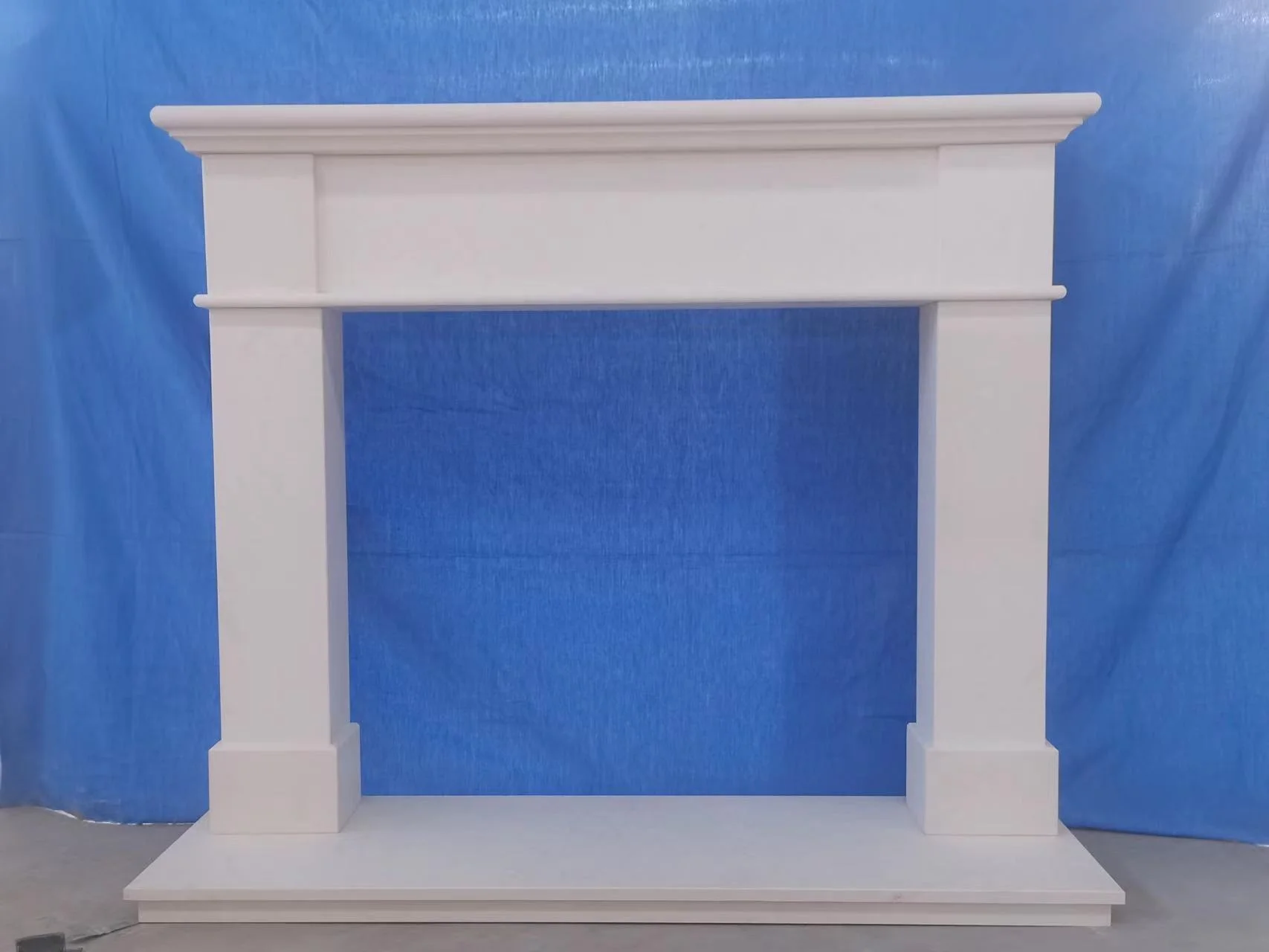 Indoor decorative micromarble stone fireplace surround