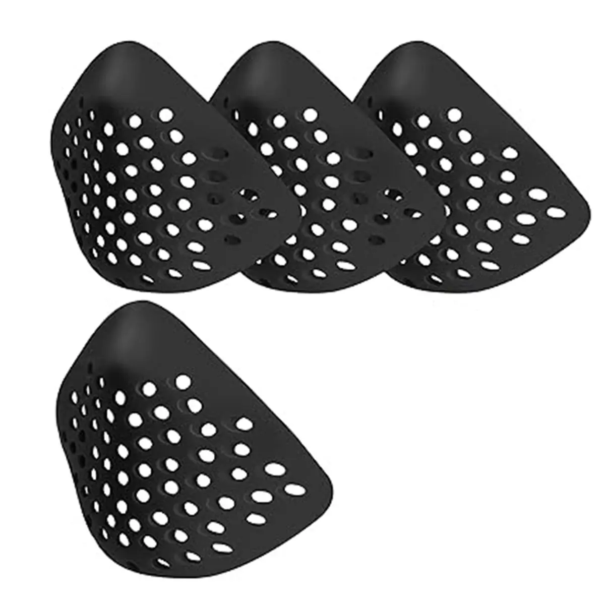 2026 Trend 4Pcs 3D Silicone Mask Inner Bracket,Halloween Silicone Face Shell,Mask Face Frame Support for Halloween Cosplay Black