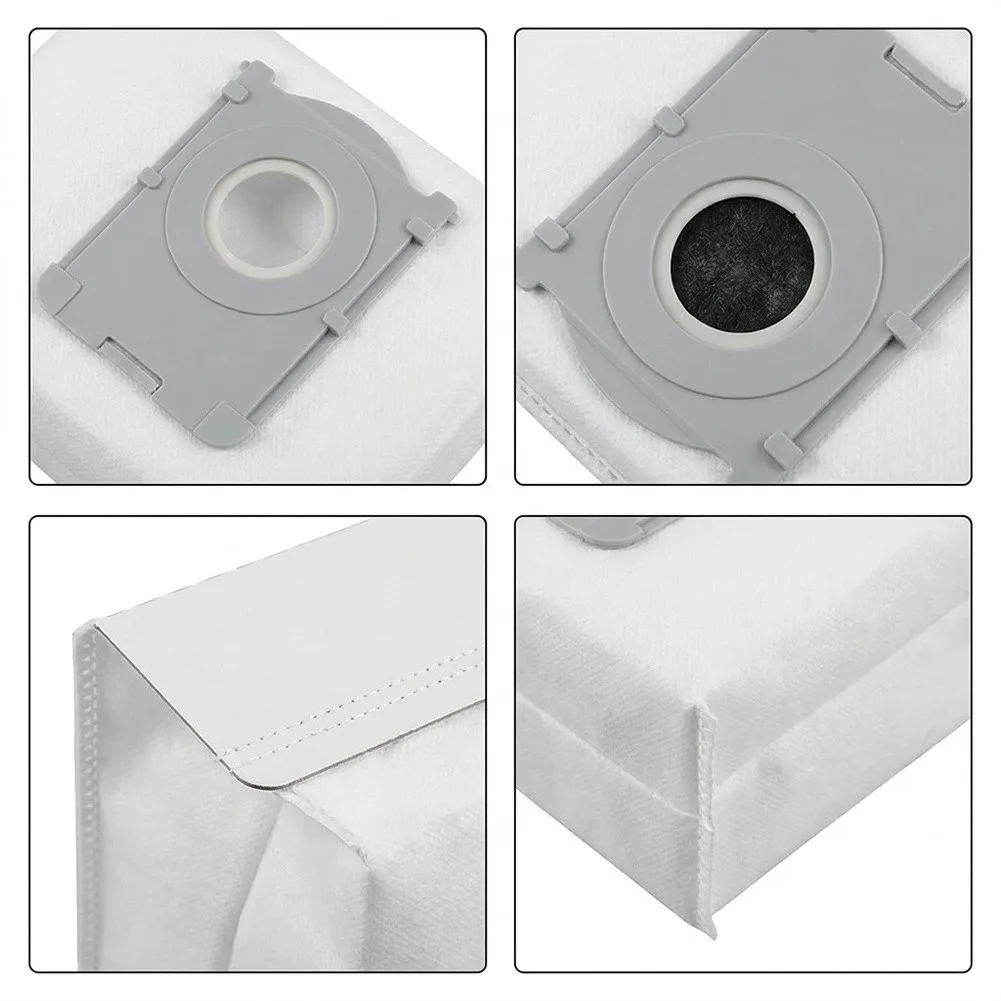 Cleaning Brush Auto-empty Compatible NO 10 Robot Vacuum Bag Ultra-fine Filtration 99.97 Captures Fine Dust Particles